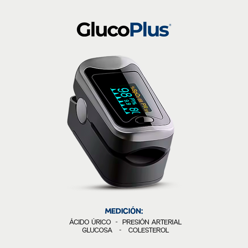 GlucoPlus™ – Monitoreo de Salud Fácil, Rápido y Seguro