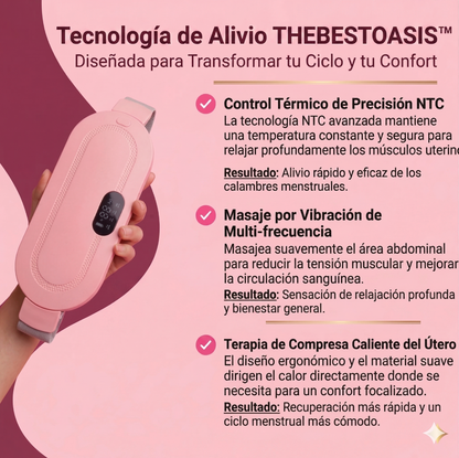 Cinturón térmico menstrual Thebestoasis™- Alivio del Dolor en Minutos